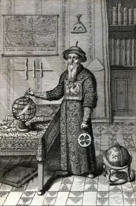 Adam Schall, astronomer (1592-1666) in Mandarin costume in the Pekin Observatory Adam Schall, astronomer (1592-1666) in Mandarin costume in the Pekin Observatory