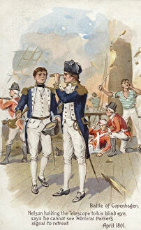 Battle Of Copenhagen Gallery: Admiral Lord Nelson (chromolitho)