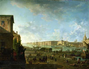 The Admiralty and the Winter Palace viewed from the Military College, 1794 (oil The Admiralty and the Winter Palace viewed from the Military College, 1794 (oil