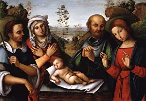 The Adoration of the Child Jesus (oil on wood) The Adoration of the Child Jesus (oil on wood)