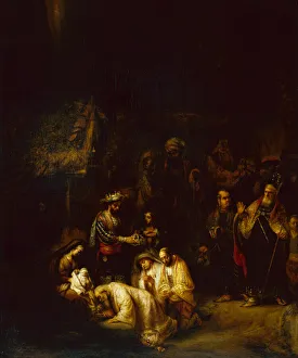 The Adoration of the Kings, 1660-69 (oil on panel) The Adoration of the Kings, 1660-69 (oil on panel)