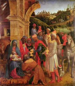 The Adoration of the Kings (oil on panel) The Adoration of the Kings (oil on panel)