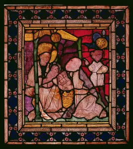 The Adoration of the Magi, 1430-40 (stained glass) The Adoration of the Magi, 1430-40 (stained glass)