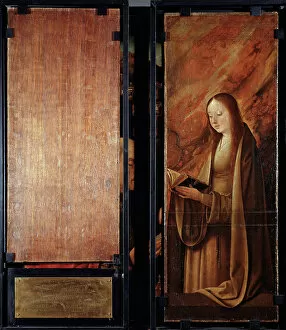 Flemish School Gallery: Adoration of the magi, closed panels (oil on wood, 16th century)