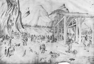 Adoration of the Magi, from the Jacopo Bellinis Album of drawings (pen & ink on vellum) Adoration of the Magi, from the Jacopo Bellinis Album of drawings (pen & ink on vellum)
