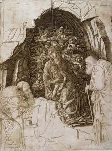 The Adoration of the Magi: The Virgin in the Grotto, c.1475-80 (engraving) The Adoration of the Magi: The Virgin in the Grotto, c.1475-80 (engraving)