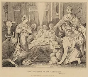 The Adoration of the Shepherds, Luke (engraving)