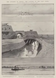 The Advance to Peking, the Capture of the Taku Forts (litho) The Advance to Peking, the Capture of the Taku Forts (litho)