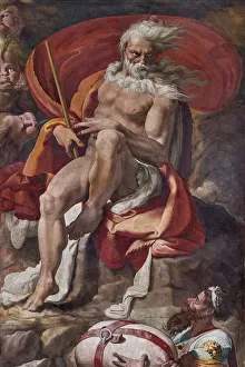 Aeolus giving Ulysses the bag with all the winds, detail from the Room of Polyphemus, 1550-1551 (fresco) Aeolus giving Ulysses the bag with all the winds, detail from the Room of Polyphemus, 1550-1551 (fresco)