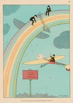 Aerial routes will offer some obstacles (colour litho) Aerial routes will offer some obstacles (colour litho)