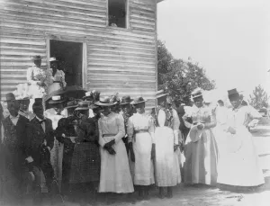 An African-American church in Georgia, c.1899 (b/w photo) An African-American church in Georgia, c.1899 (b/w photo)