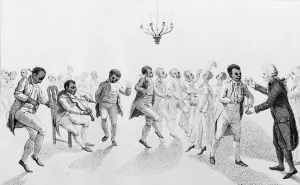 African Americans at a ball with Governor John Hancock (1737-93) from The Echo African Americans at a ball with Governor John Hancock (1737-93) from The Echo