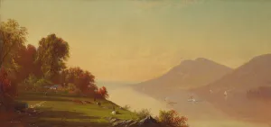Afternoon on the Hudson, 1867 (oil on canvas) Afternoon on the Hudson, 1867 (oil on canvas)