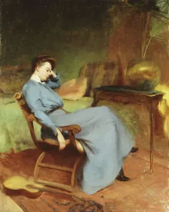 An Afternoon Nap (oil on canvas laid down on aluminium) An Afternoon Nap (oil on canvas laid down on aluminium)