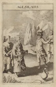 Agesilaus II, Spartan king and general (engraving) Agesilaus II, Spartan king and general (engraving)