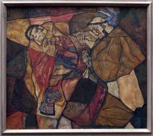 Agony. Painting by Egon Schiele (1890-1918), Oil On Canvas 1912 Agony. Painting by Egon Schiele (1890-1918), Oil On Canvas 1912