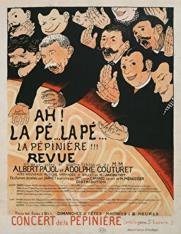 Clapping Gallery: Ah! La Pe...la Pe...La Pepiniere!!!, poster for a variety show at the Concert