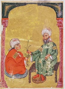 Ahmet III, 2127 Illustration from De Materia Medica by Dioscorides (gouache Ahmet III, 2127 Illustration from De Materia Medica by Dioscorides (gouache