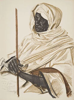 Alexander Yakovlev Gallery: Aim Gabo, Sultan de Birao, from Dessins et Peintures d Afrique