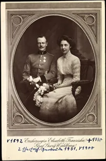 Ak The Archduchess Franziska and Count Georg Waldburg, BKWI 888 107 (b/w photo) Ak The Archduchess Franziska and Count Georg Waldburg, BKWI 888 107 (b/w photo)