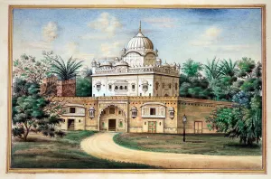 Akali Temple Amritsar, from The Kingdom of the Punjab, its Rulers and Chiefs Akali Temple Amritsar, from The Kingdom of the Punjab, its Rulers and Chiefs
