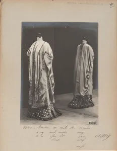 Album Page: House of Worth, Mantle, 1908-10 (b/w photo) Album Page: House of Worth, Mantle, 1908-10 (b/w photo)