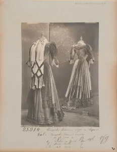 Album Page: House of Worth, Scarf (Cravate), 1904-06 (b/w photo) Album Page: House of Worth, Scarf (Cravate), 1904-06 (b/w photo)