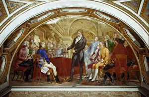 Alessandro (Alexandre) Volta (1745-1827) presented in 1801 to consul Napoleon Bonaparte Alessandro (Alexandre) Volta (1745-1827) presented in 1801 to consul Napoleon Bonaparte