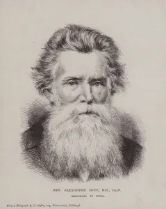 Alexander Duff, Scottish missionary to India (engraving) Alexander Duff, Scottish missionary to India (engraving)