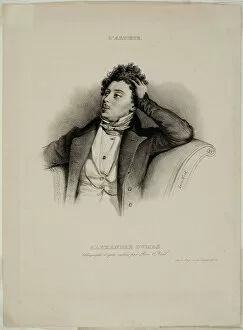 Alexander Dumas, 1853 (lithograph)