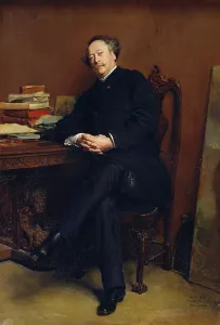 Alexander Dumas Fils (1824-95) 1877 (oil on canvas) Alexander Dumas Fils (1824-95) 1877 (oil on canvas)