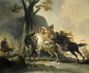 Alexander the Great at the Battle of the Granicus River in 334 BC against the Persians Alexander the Great at the Battle of the Granicus River in 334 BC against the Persians