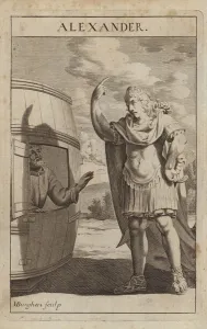 Alexander the Great, Macedonian Greek king and general (engraving) Alexander the Great, Macedonian Greek king and general (engraving)