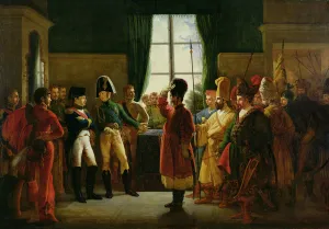 Alexander I (1777-1825) Presenting the Kalmuks, Cossacks and Bashkirs to Napoleon I Alexander I (1777-1825) Presenting the Kalmuks, Cossacks and Bashkirs to Napoleon I