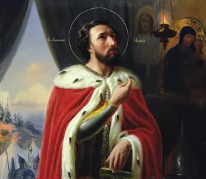 Alexander Nevsky, Duke of Novgorod, Grand Duke of Vladimir (oil on canvas) Alexander Nevsky, Duke of Novgorod, Grand Duke of Vladimir (oil on canvas)