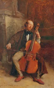 Alexandre Batta, the Cellist, 1855 (oil on canvas) Alexandre Batta, the Cellist, 1855 (oil on canvas)