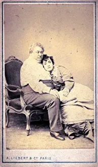 Alexandre Dumas and Miss Menken by Alphonse Liebert & C (photo) Alexandre Dumas and Miss Menken by Alphonse Liebert & C (photo)