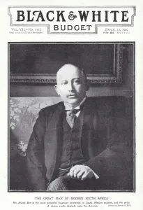 Alfred Beit, British gold and diamond magnate in South Africa (b/w photo) Alfred Beit, British gold and diamond magnate in South Africa (b/w photo)