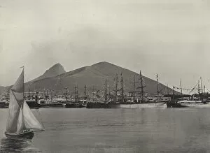 Robben Island Collection: The Alfred Docks (b / w photo)