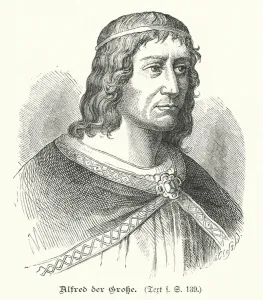 Alfred the Great, King of Wessex and of England (engraving) Alfred the Great, King of Wessex and of England (engraving)