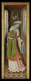 Synagogue Gallery: Allegorical figure of the Synagogue, from the Legend of St. Ursula, 1482 (oil on panel)