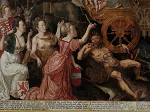 Triumphal Gallery: Detail of Allegory of the 1577 Peace in the Low Countries, 1577 (oil on panel)