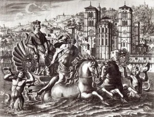 Allegory celebrating the nomination of Cardinal de Richelieu (1585-1642) to the office Allegory celebrating the nomination of Cardinal de Richelieu (1585-1642) to the office