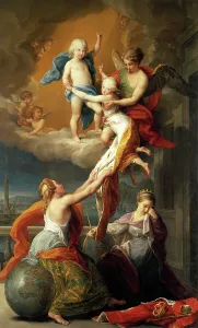 Allegory for the death of Ferdinand IV's two children, by Pompeo Batoni (1708-1787) Allegory for the death of Ferdinand IV's two children, by Pompeo Batoni (1708-1787)