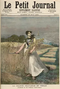 Allegory of France, from Le Petit Journal, 23rd May 1891 (colour litho) Allegory of France, from Le Petit Journal, 23rd May 1891 (colour litho)
