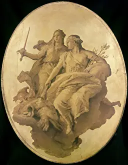 Allegory of Peace and Justice (oil on canvas) Allegory of Peace and Justice (oil on canvas)