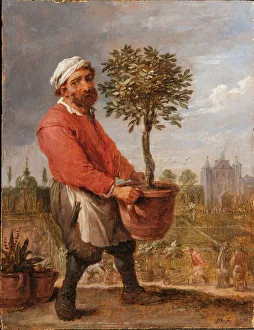 An Allegory of the Four Seasons: Spring (oil on panel) An Allegory of the Four Seasons: Spring (oil on panel)