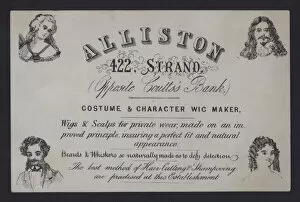 Alliston wig maker, advertisement (litho)