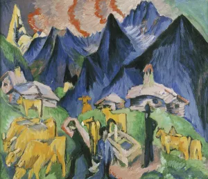 Alpleben, Triptych; Alpleben, Triptychon, 1918 (oil on canvas) Alpleben, Triptych; Alpleben, Triptychon, 1918 (oil on canvas)