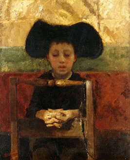 Altar Boy Praying, c.1865-1875 (oil on canvas)